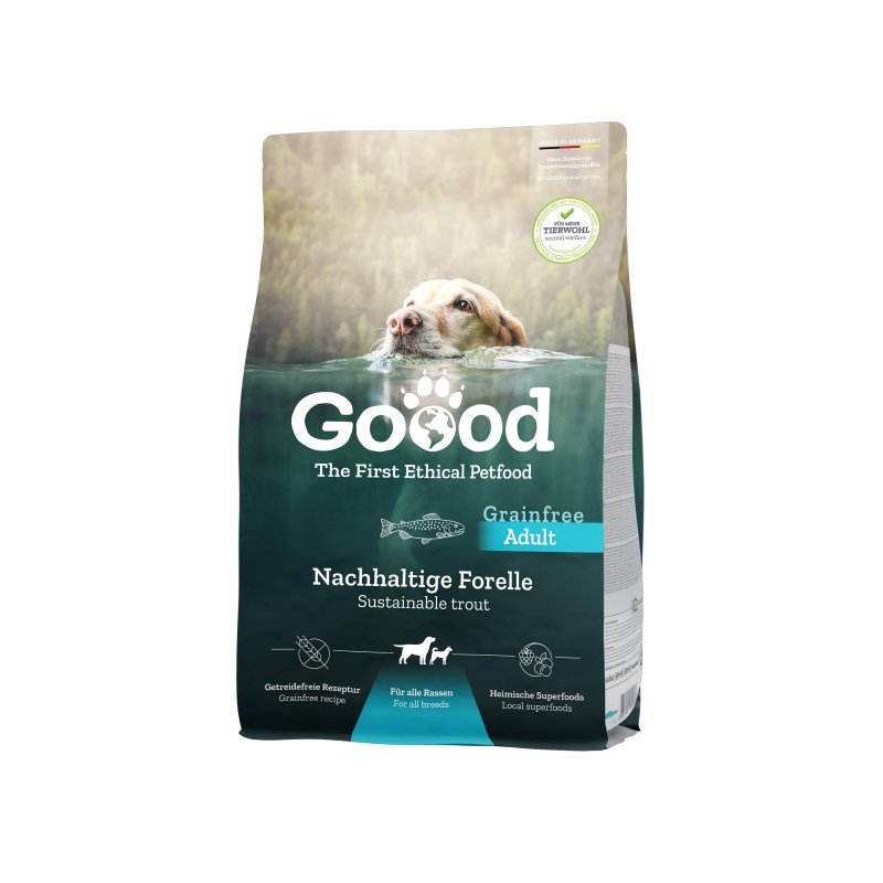 Goood Hundetrockenfutter Adult Nachhaltige Forelle 1,8 Kg