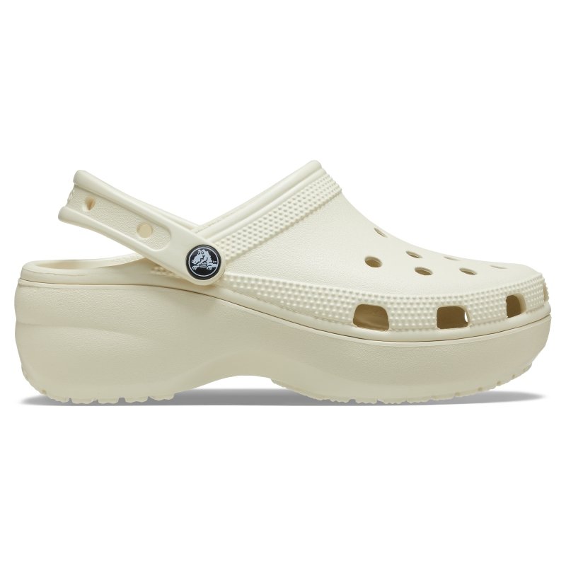 Crocs Damen Clog Classic Platform Bone W11/42-43