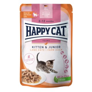 Happy Cat Katzen Nassfutter Kitten & Junior