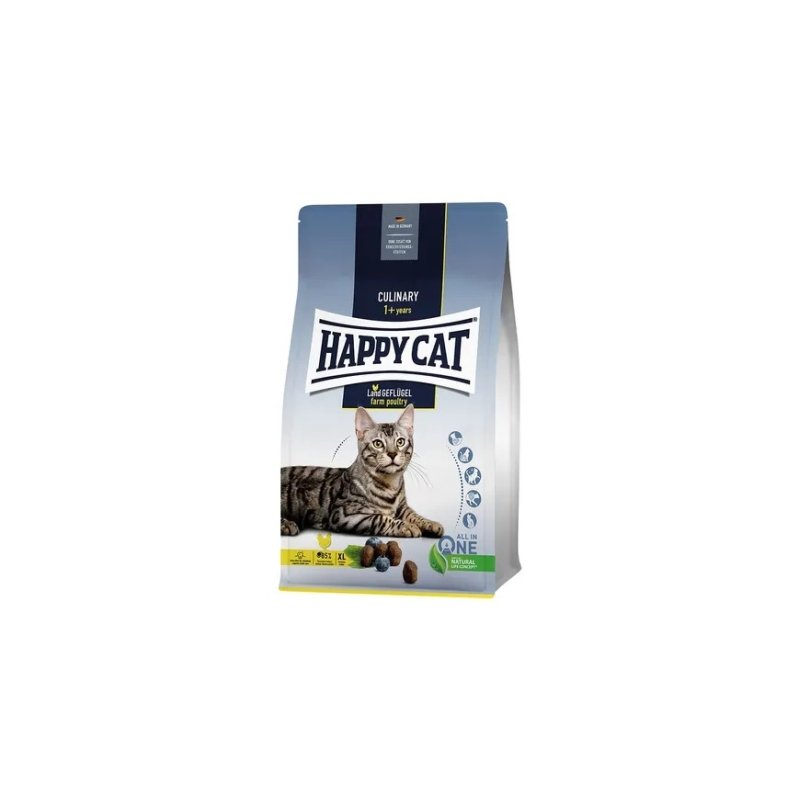 Happy Cat Katzen Trockenfutter Culinary Land Geflügel 1,3 kg