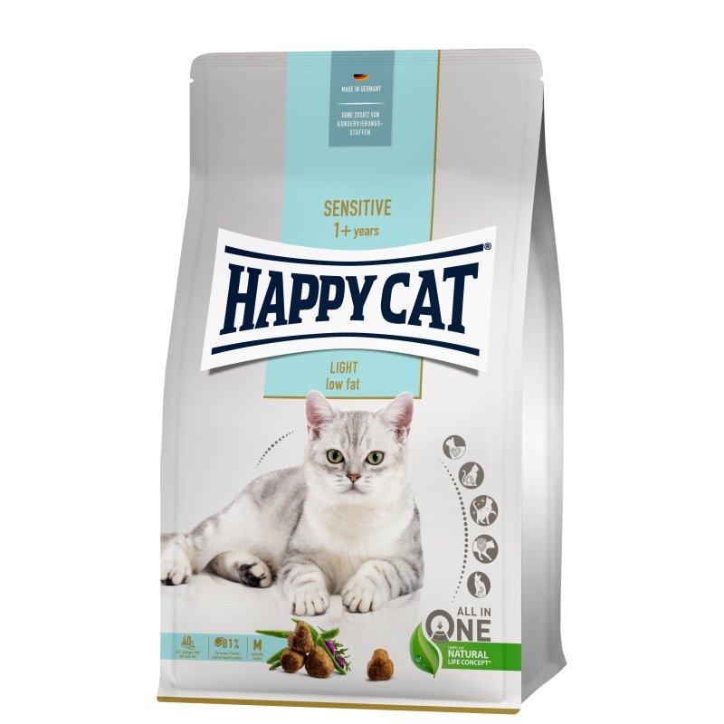 Happy Cat Katzen Trockenfutter Sensitive Light 300 g