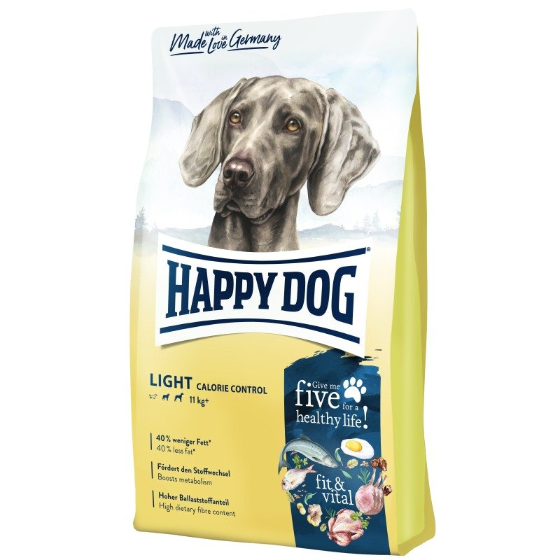 Happy Dog Hunde Trockenfutter fit & vital Light 12 kg