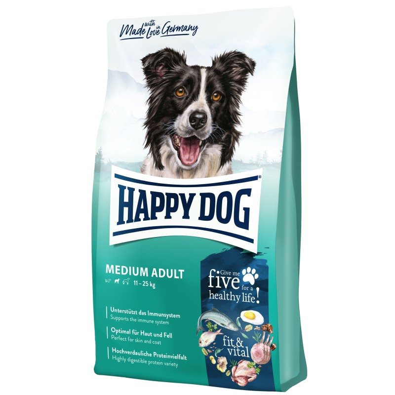 Happy Dog Hunde Trockenfutter fit & vital Medium Adult 12 kg