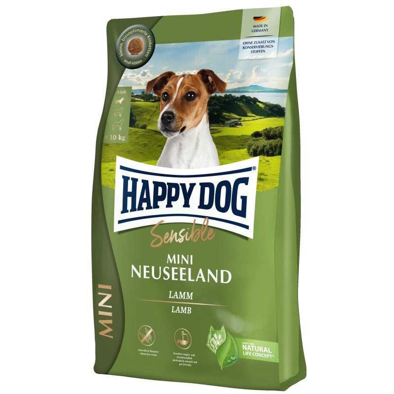 Happy Dog Hunde Trockenfutter Sensible Mini Neuseeland 10 kg