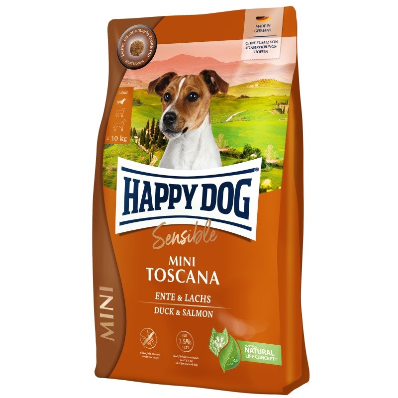 Happy Dog Hunde Trockenfutter Sensible Mini Toscana 300 g x 6 Stk.