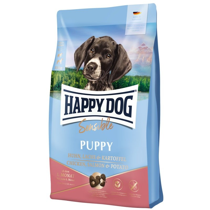 Happy Dog Hunde Trockenfutter Sensible Puppy Lachs & Kartoffel 10 kg