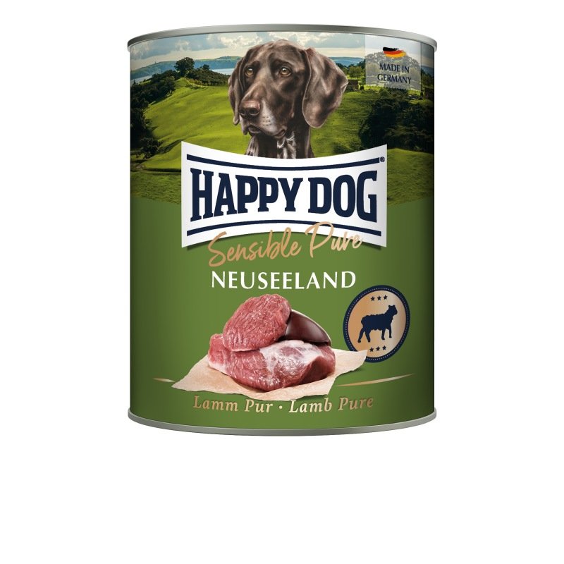 Happy Dog Hunde Nassfutter Sensible Pure Neuseeland Lamm 200 g x 6 Stk.