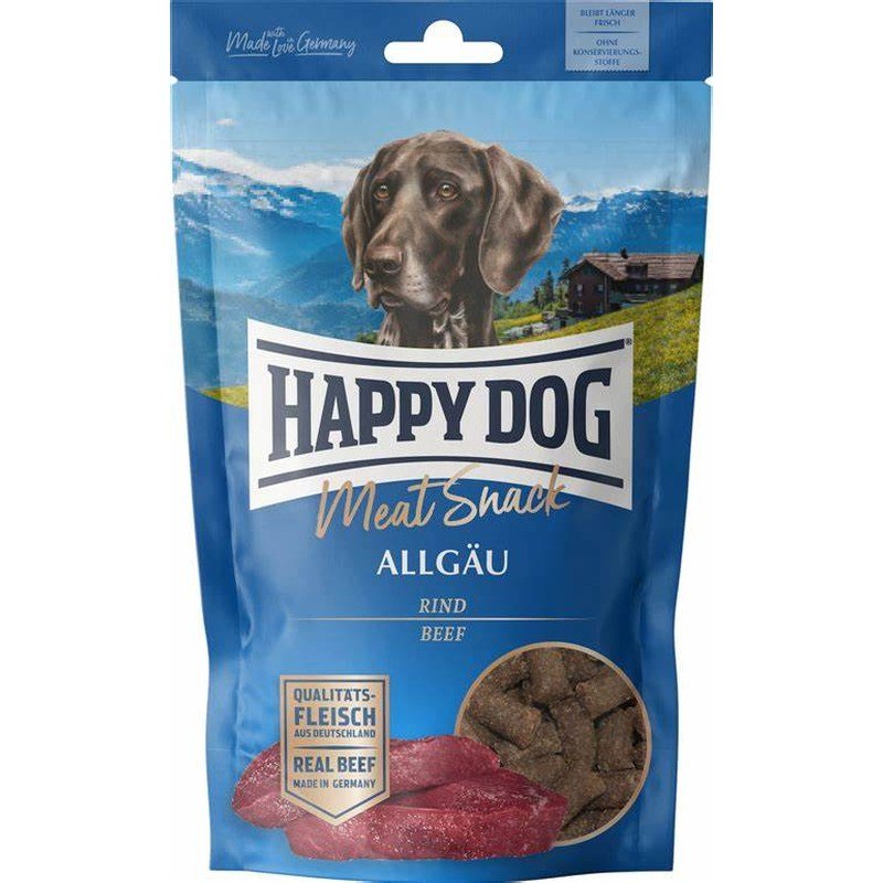 Happy Dog Hunde Snacks Snack Meat Allgäu 75 g x 10 Stk.