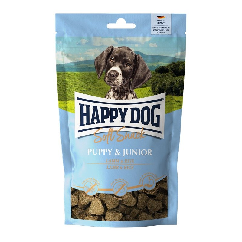 Happy Dog Hunde Snacks Snack Soft Puppy & Junior Lamm 100 g x 10 Stk.