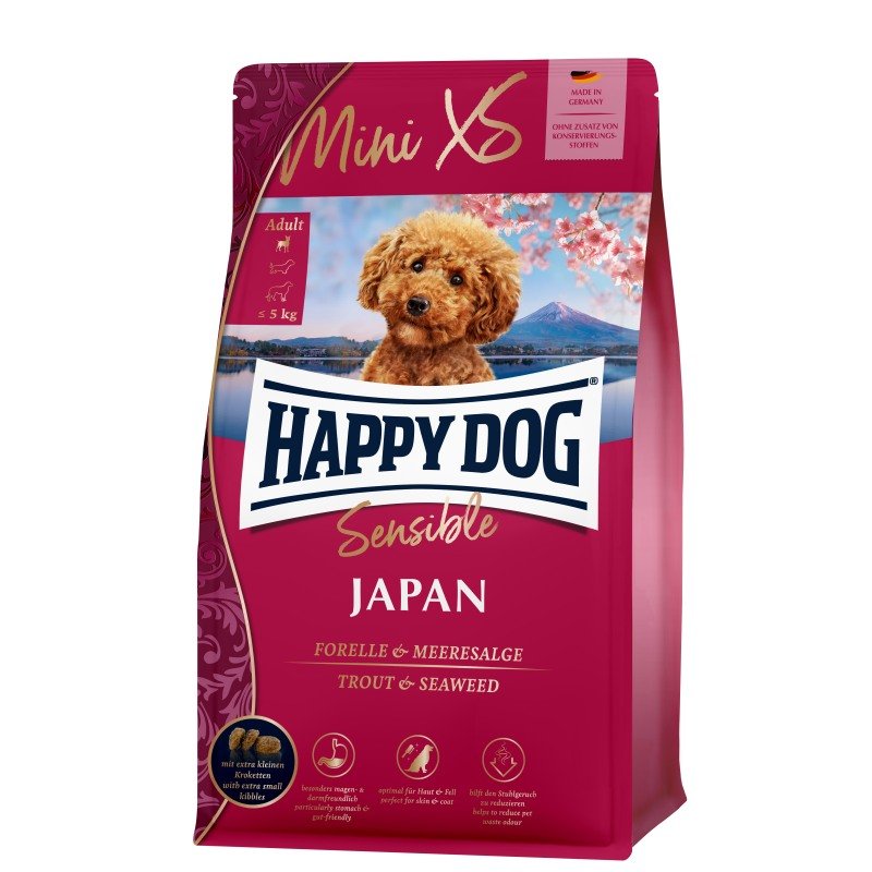 Happy Dog Hunde Trockenfutter Supreme Mini XS Japan 1,3 kg