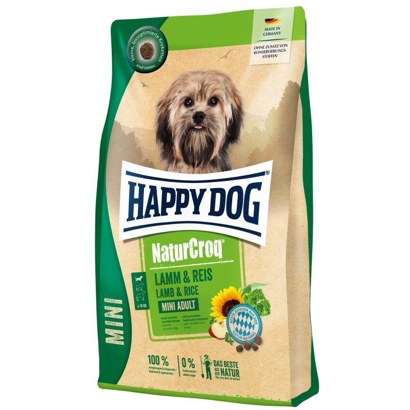 Happy Dog Hunde Trockenfutter NaturCroq Mini Lamm & Reis 800 g