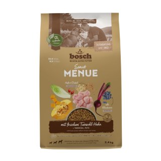 Bosch Hunde Trockenfutter HPC Menü Senior Tierwohl-Huhn + Dinkel & Hafer