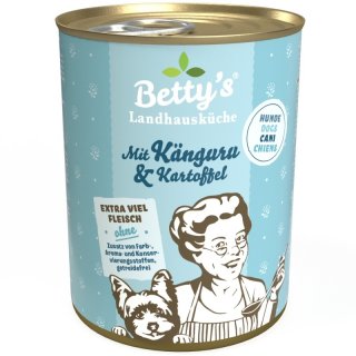 Betty´s Landhausküche Hunde Nassfutter Känguru & Kartoffel