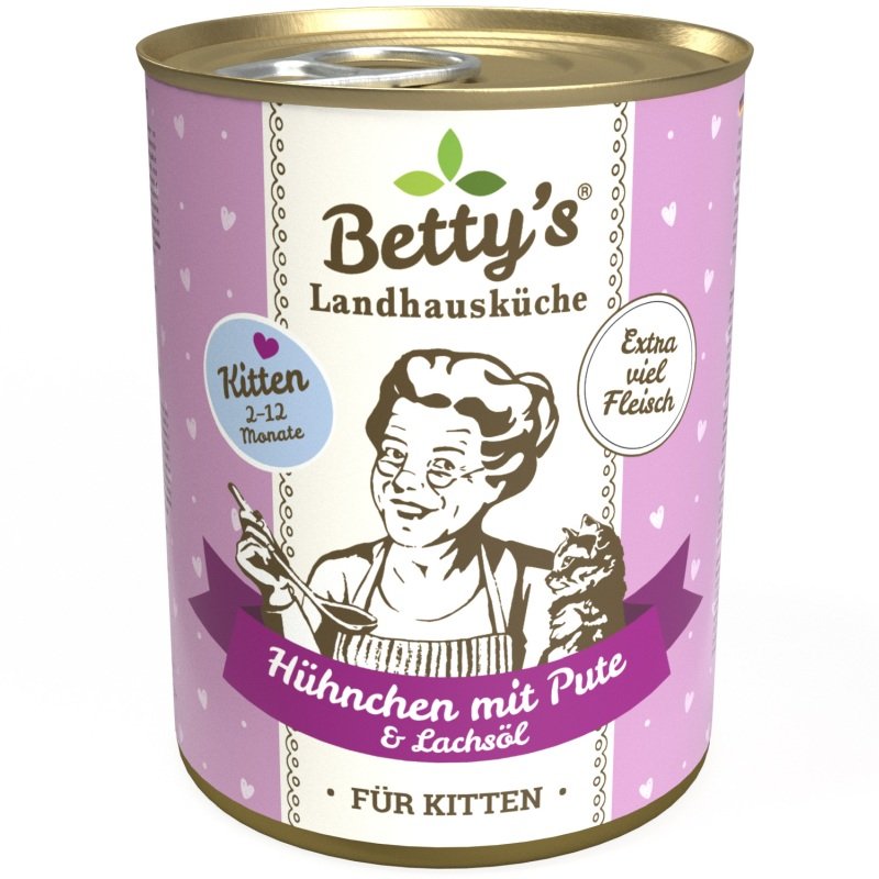 Betty's Landhausküche Kitten Hühnchen mit Pute 1 x 400g