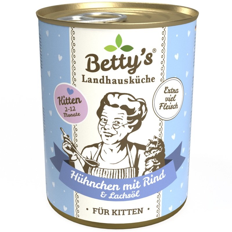 Betty's Landhausküche Kitten Hühnchen mit Rind 1 x 400g