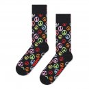 Happy Socks Peace Sock Black
