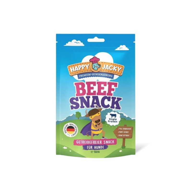 Happy Jacky Hunde Beef Snack 125g