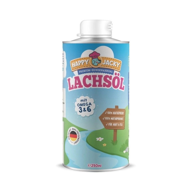 Happy Jacky Hunde Lachs-Öl 250ml