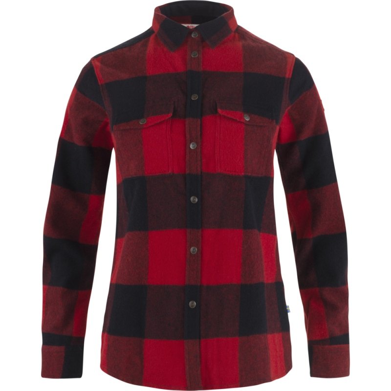 Fjällräven Damen Bluse Canada Red S