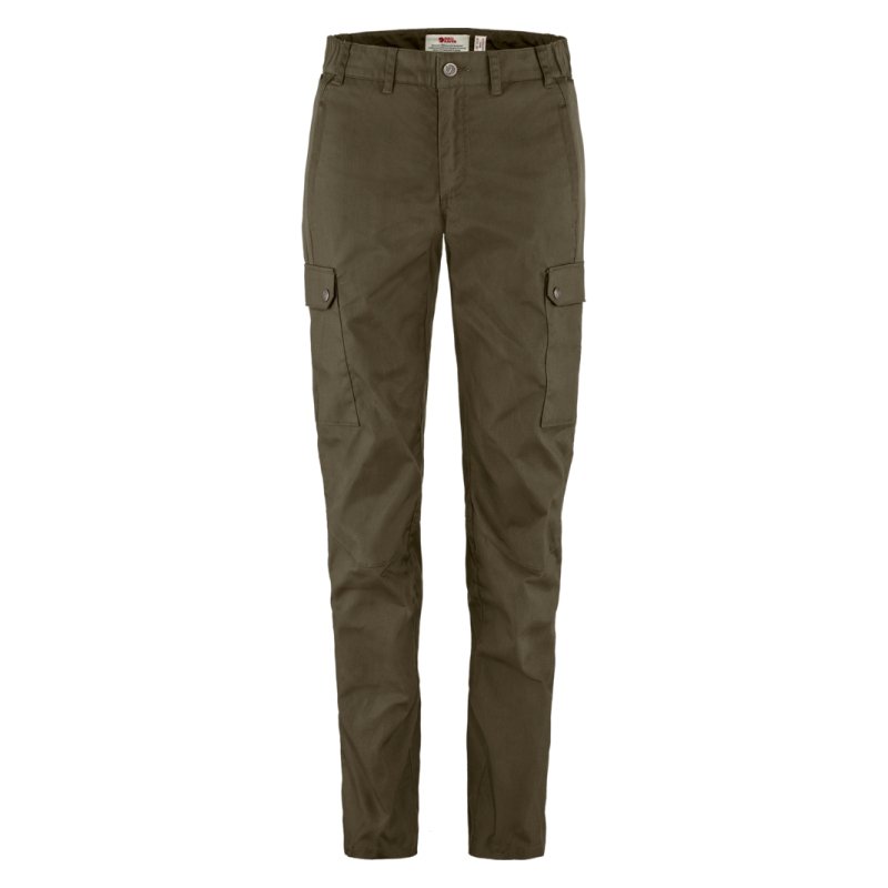 Fjällräven Damen Outdoorhose Stina Trousers Dark Olive 38 Regular