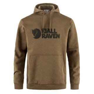 Fjällräven Herren Logo Hoodie Wood Brown XL