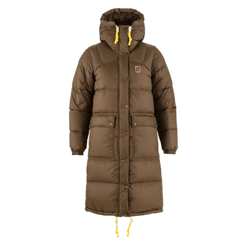 Fjällräven Damen Jacke Expedition Long Down Parka Dark Oak XS