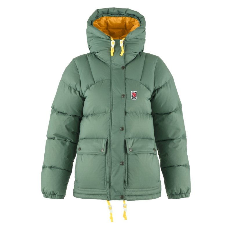 Fjällräven Damen Jacke Expedition Down Lite Patina Green-Mustard Yellow XS