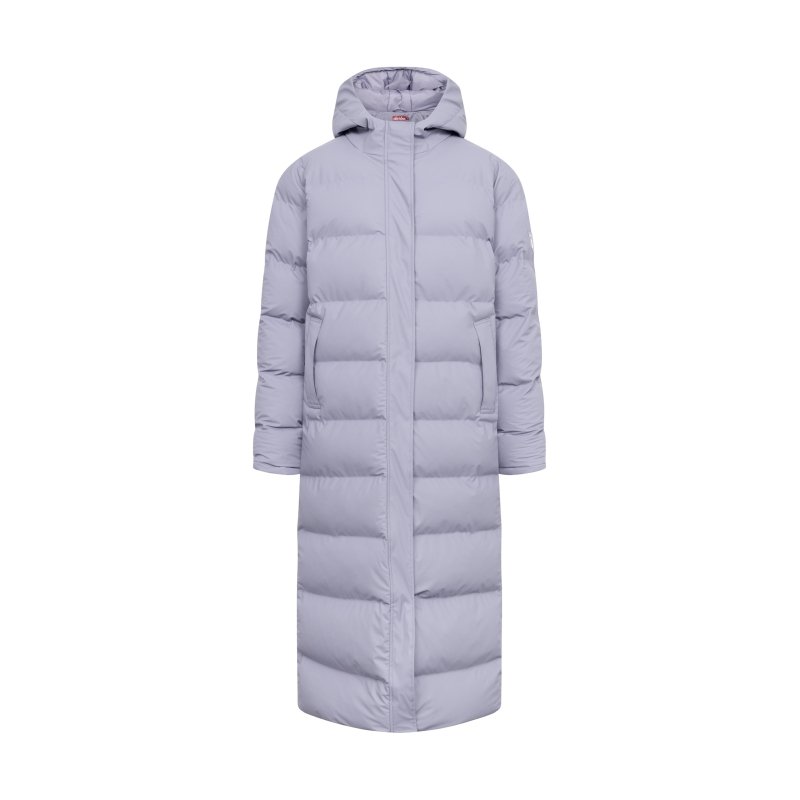 Derbe Damen Wintermantel Interholm Long Cozy Lavender Gray 36