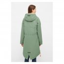 Derbe Damen Regenjacke Phoebholm Dog Hedge Green/Caramel