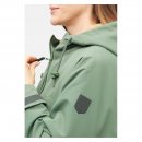 Derbe Damen Regenjacke Phoebholm Dog Hedge Green/Caramel