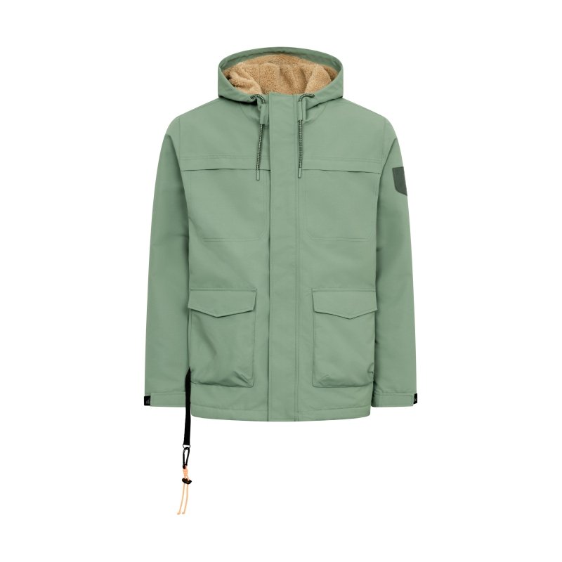 Derbe Herren Regenjacke Phoebholm Dog Hedge Green M