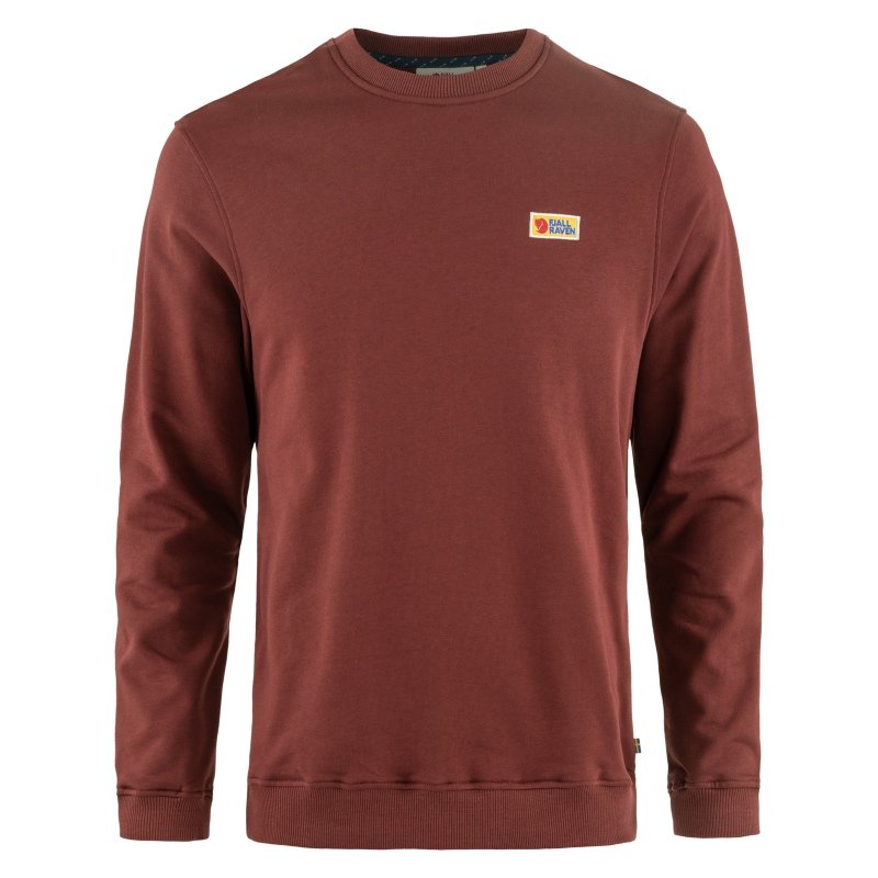 Fjällräven Herren Sweatshirt Vardag Maroon M