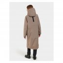 Didriksons Damen Parka Leya Long Mocha Brown