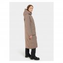 Didriksons Damen Parka Leya Long Mocha Brown