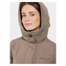 Didriksons Damen Parka Leya Long Mocha Brown