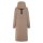 Didriksons Damen Parka Leya Long Mocha Brown