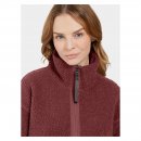 Didriksons Damen Fleecejacke Mella FZ 3 Old Rust