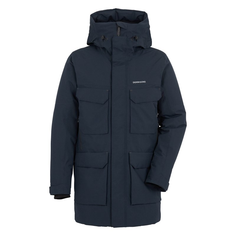 Didriksons Herren Winterjacke Drew USX 8 Dark Night Blue M