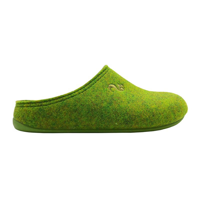 thies 1856 ® Damen Schuh Recycled PET Slipper Vegan Pistacho 37