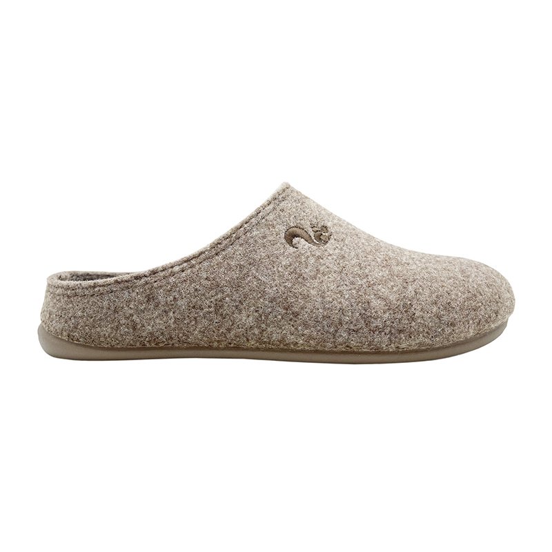 thies 1856 ® Damen Schuh Recycled PET Slipper Vegan Light Brown 37