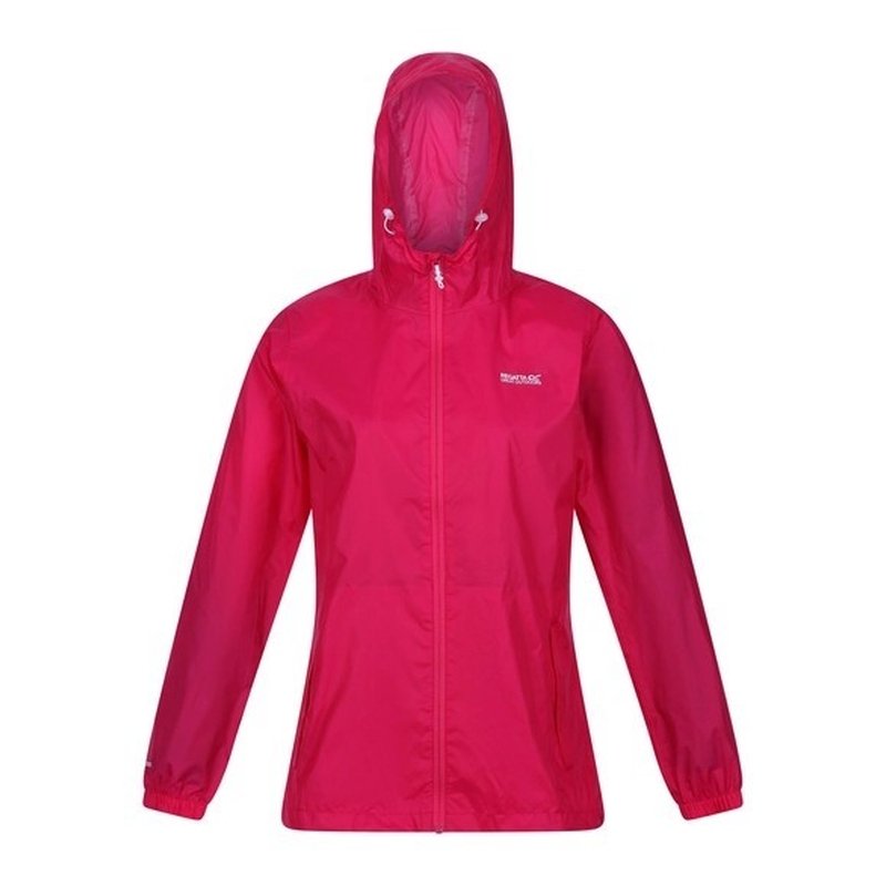 Regatta Damen Pack-It III Wasserdichte Jacke Pink Potion 36