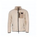 Arrak Herren Fleecejacke Sherpa Wei&szlig;