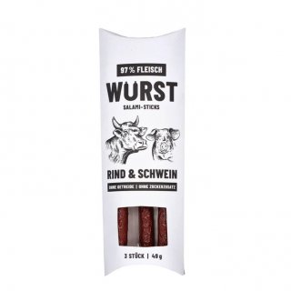 Schnauze&Co Hunde Snack Wurst Salami Sticks 49g 6 Stück