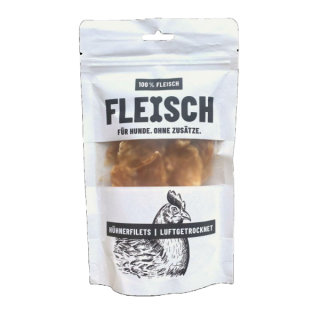 Schnauze&Co Hunde Snack Fleisch-Hühnerbrustfilet Schonend Luftgetrocknet 2x 75g