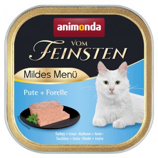 Animonda Katzen Nassfutter Vom Feinsten Mildes Menü Adult Pute + Forelle 6x100 g