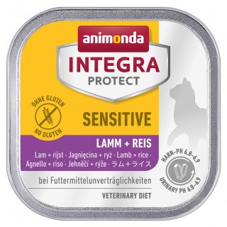 Animonda Katzen Nassfutter INTEGRA PROTECT Sensitive Adult Lamm + Reis 6x100 g