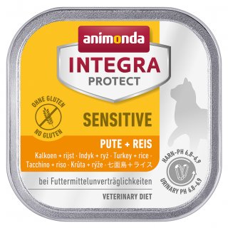 Animonda Katzen Nassfutter INTEGRA PROTECT Sensitive Adult Pute + Reis 6x100 g