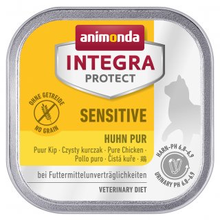 Animonda Katzen Nassfutter INTEGRA PROTECT Sensitive Adult Huhn pur 6x100 g