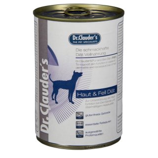 Dr.Clauder´s Hunde Nassfutter Diät FSD Haut & Fell 6x400g