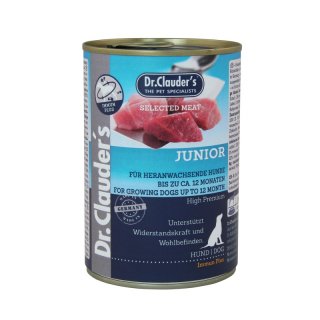 Dr.Clauder´s Hunde Nassfutter Selected Immun Plus Junior 6x400g